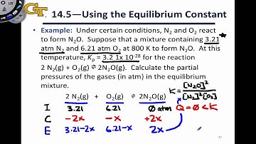 14.5 ICE Table Examples and Approximations