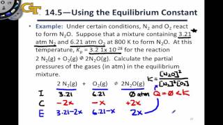 14.5 ICE Table Examples and Approximations
