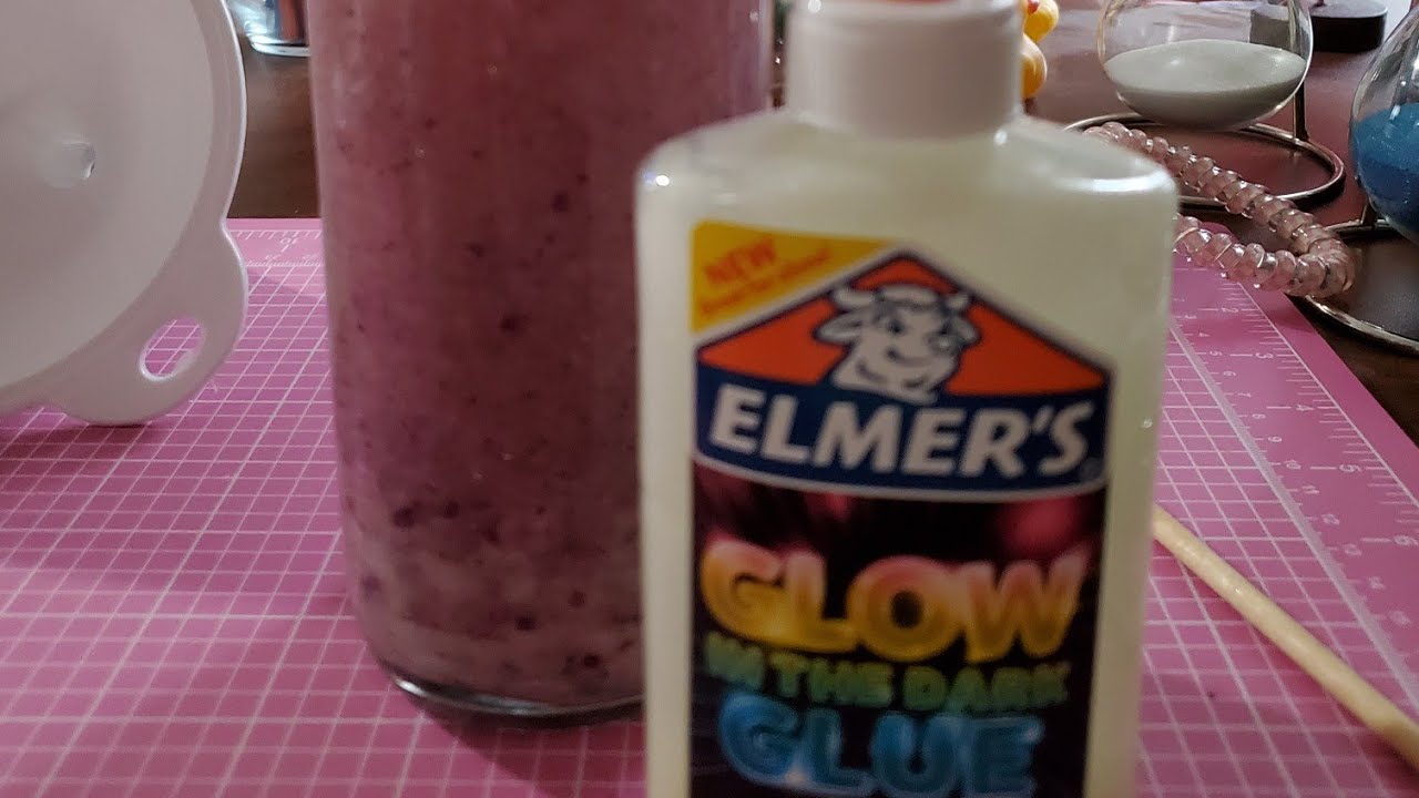 Testing Glow in the Dark Elmer's glue for Sensory Bottles or Calming Jars Day 1 Assembly YouTube