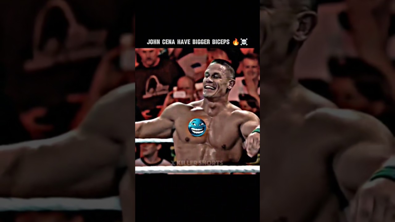 John Cena Have Bigger Biceps | Than The Rock 💪🏻☠️
