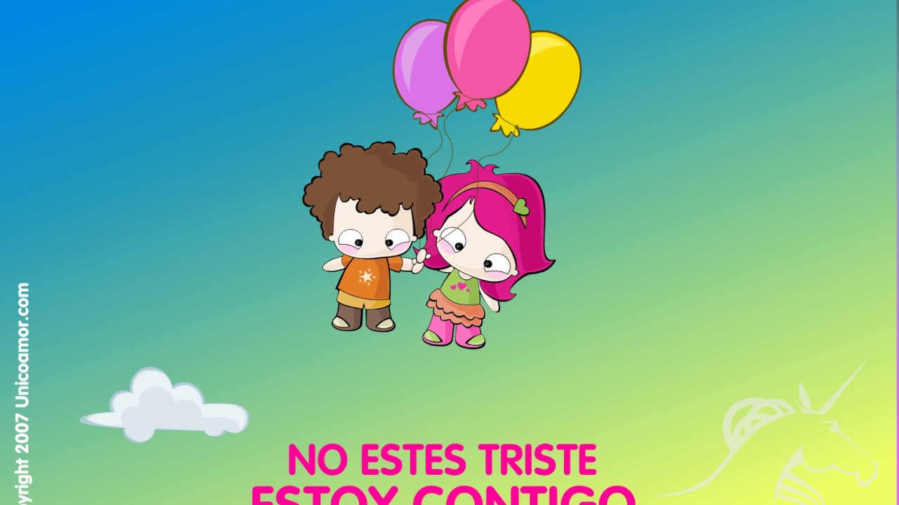 No estés triste estoy contigo - Postales para enviar - Tarjetas