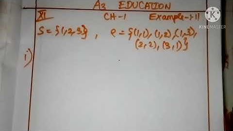 TN Class 11 Maths | CHAPTER 1 Sets Relations and Functions |EXAMPLE-1.11 | TN New Syllabus.