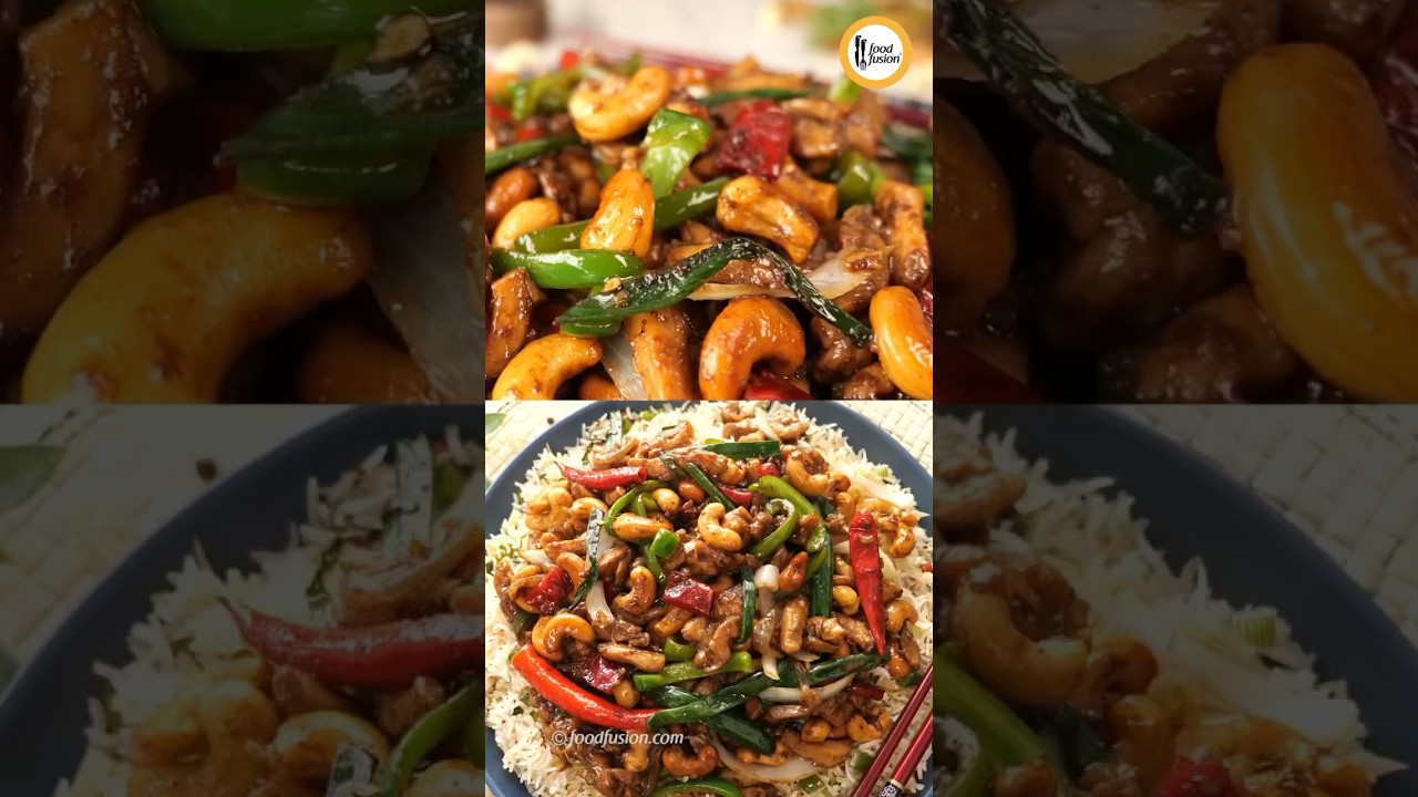 Thai Cashew Chicken Recipe by Food Fusion