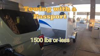 Towing with a Honda Passport 1500 lbs @Turtle3863