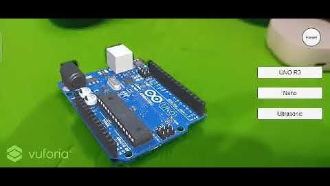 Vuforia Model Target Generator with Arduino