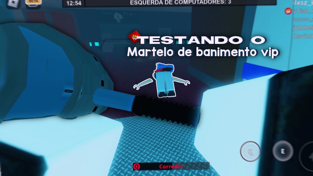 TESTANDO A MARRETA MARTELO DE BANIMENTO VIP (flee the facility) - epilef