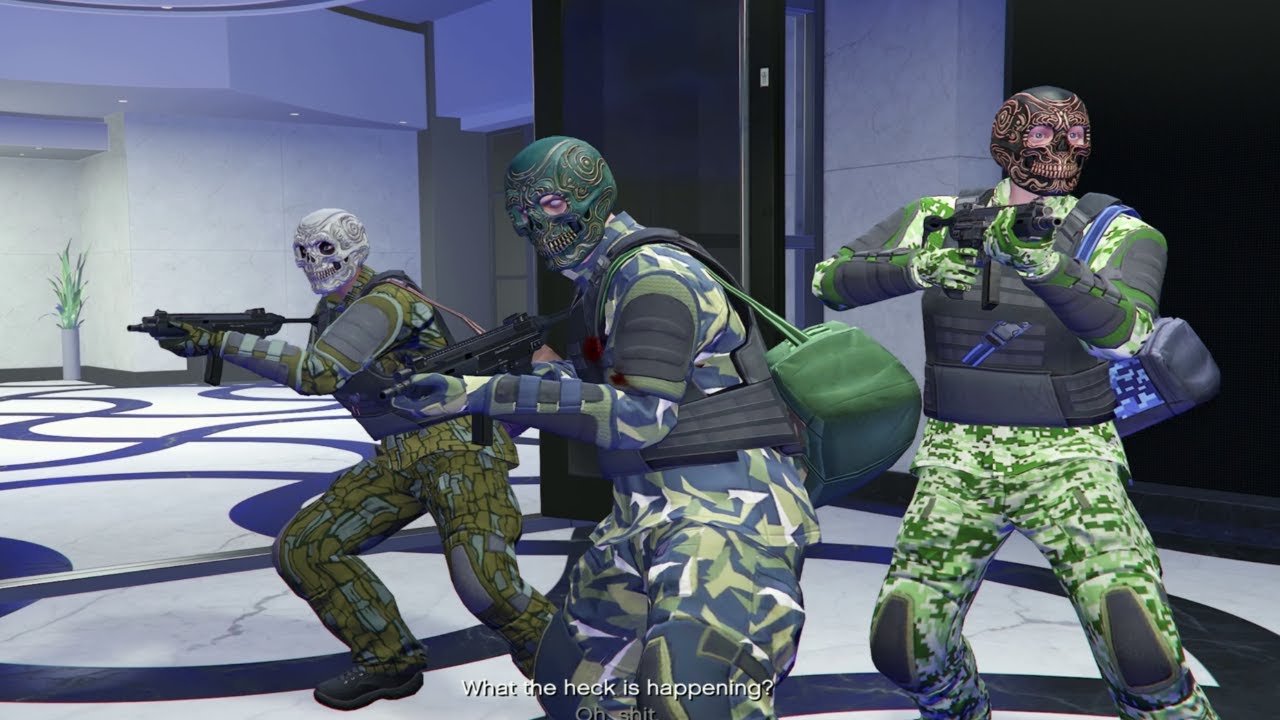 GTA Online: The Diamond Casino Heist (Aggressive Approach - Paintings) | 4K 60FPS | No Commentary