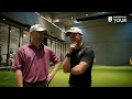 Indoor Golf with the Foley brothers | Three-hole chip off and Long Drive Challenge at Golf Sempach!