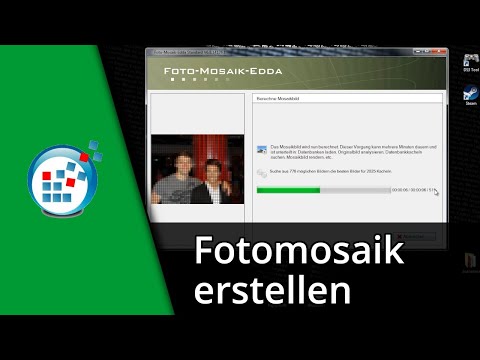 Fotomosaik erstellen mit Foto Mosaik Edda ✅ Tutorial