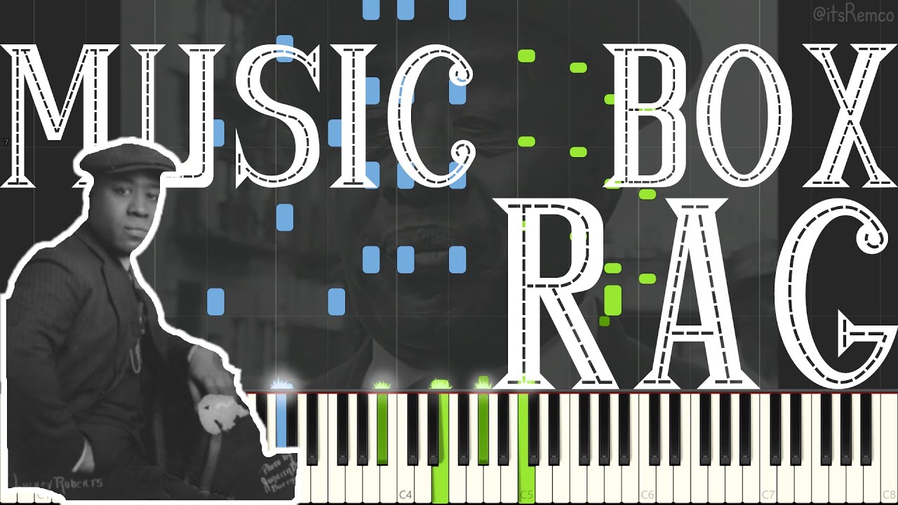 Charles Luckey Roberts Music Box Rag 1914 (Ragtime Piano Synthesia