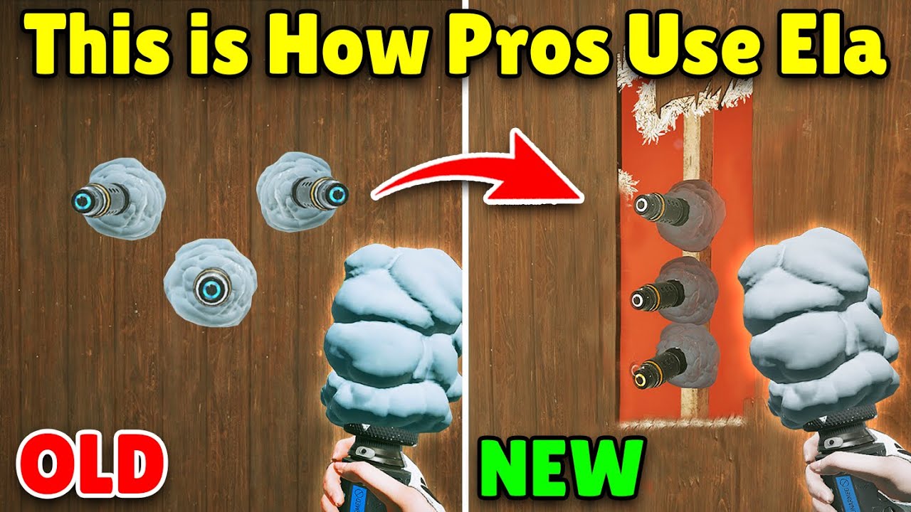 Ela Mine R67 This is Why Pro Players Shoot Walls Before Placing Ela Mines- Rainbow ...