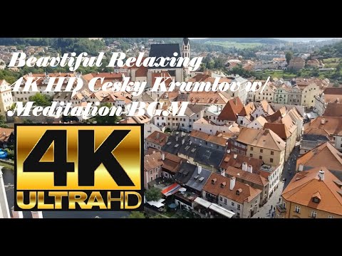Beautiful Relaxing View Of Cesky Krumlov With Relaxing BGM 1 Hour