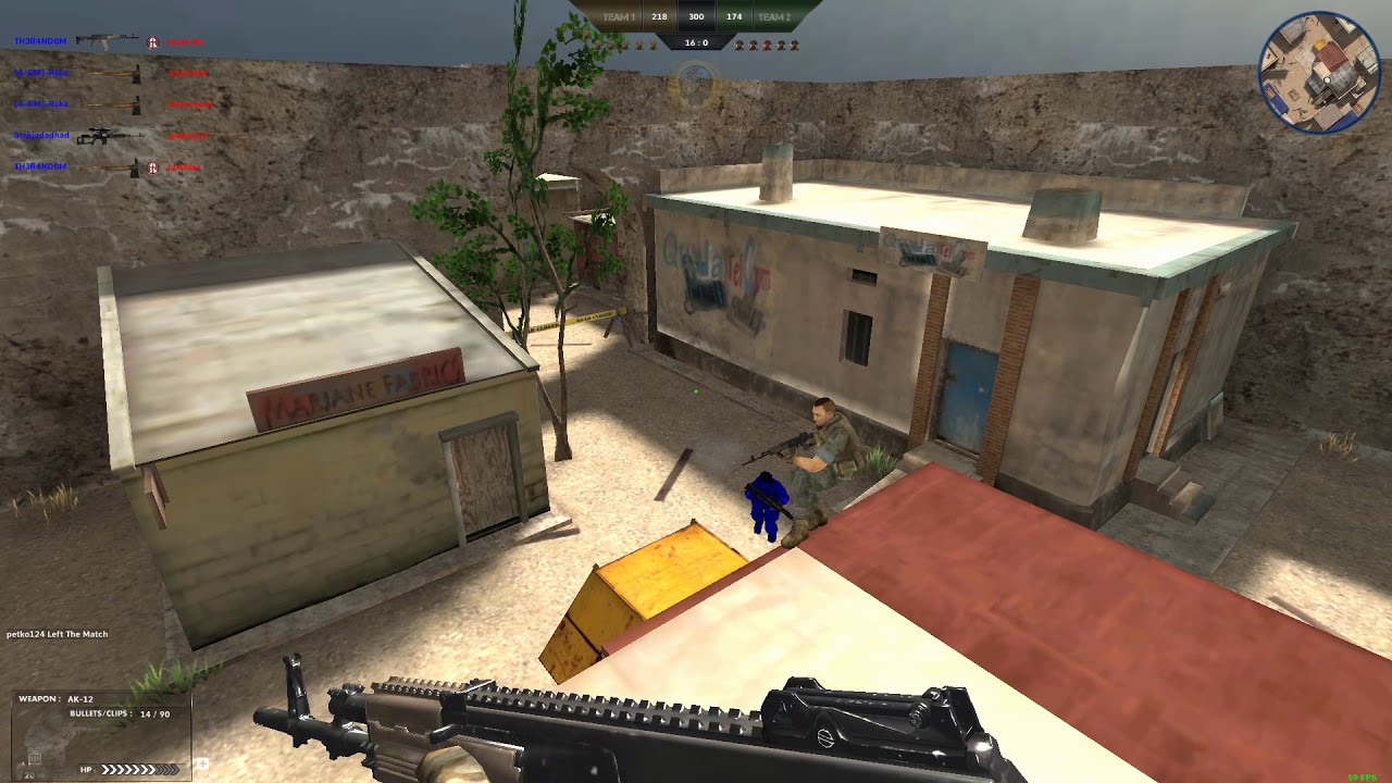 Rush Team - Slums gameplay. Feat Roka's aiming skill