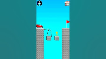 Draw Bridge Game 🚗😳 Level- 104 #shorts