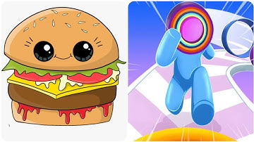 Layer Man 3D Vs Sandwich Run 3D 🟤⚫️New Levels Big New Update Max Walkthrough Android iOS Gameplay