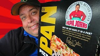 Papa John's® New Pan Pizza REVIEW!