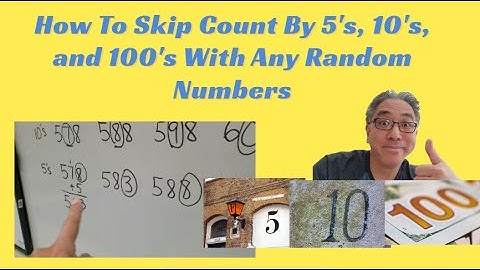 How To Skip Count By 5