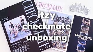 ֪ ۫ 👑 ֹ распаковка альбома ITZY - Checkmate (limited edition) ⋆｡˚ kpop album unboxing ˚ ༘ *