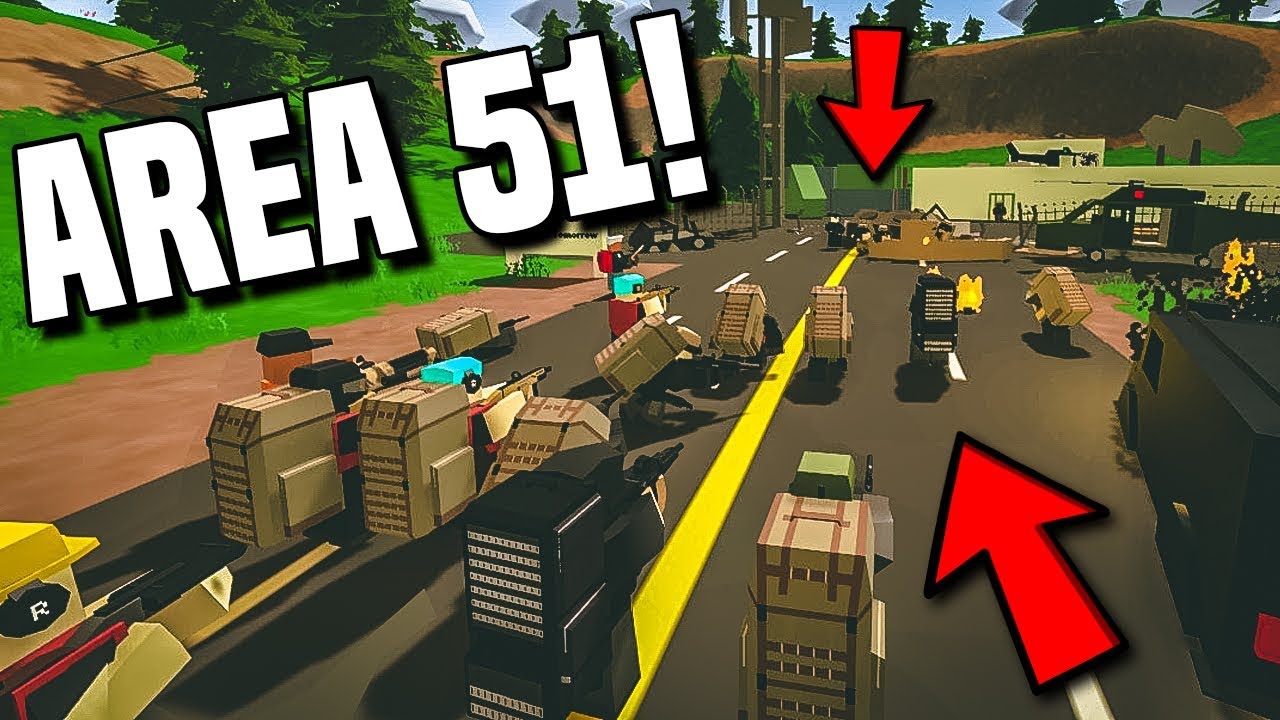STORMING AREA 51! (They can't stop all of us!) | Unturned 3.0