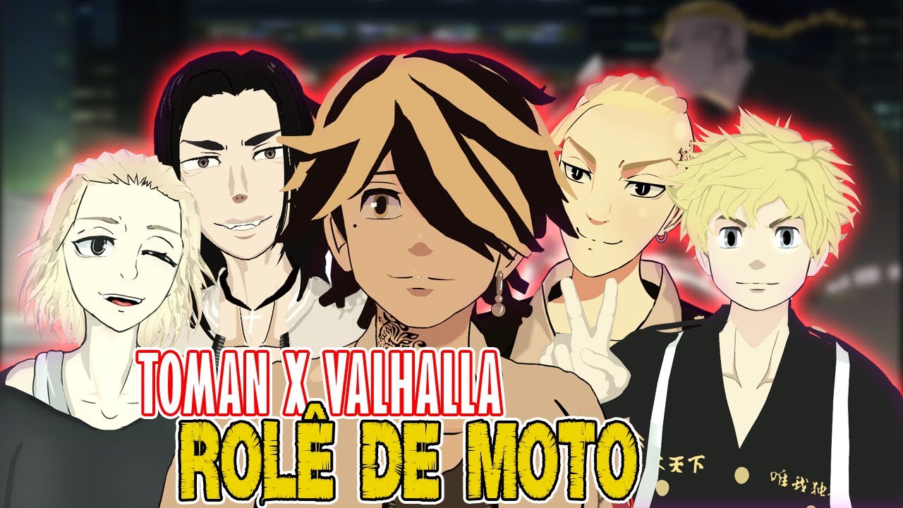TOMAN E VALHALLA NO ROLÊ DE MOTO (TOKYO REVENGERS VR)