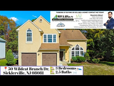 50 Wildcat Branch Dr, Sicklerville, NJ home video tour