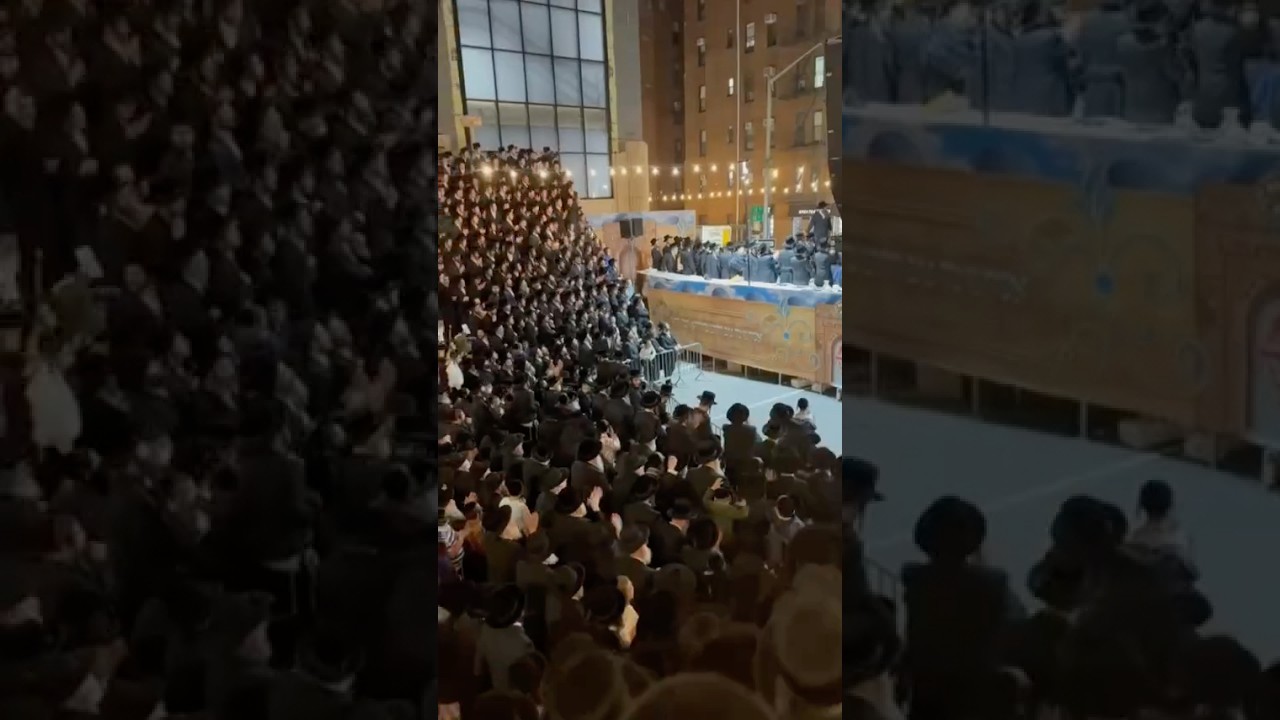 Thousands of Hasidic Jews Dance Together on Lag BaOmer
