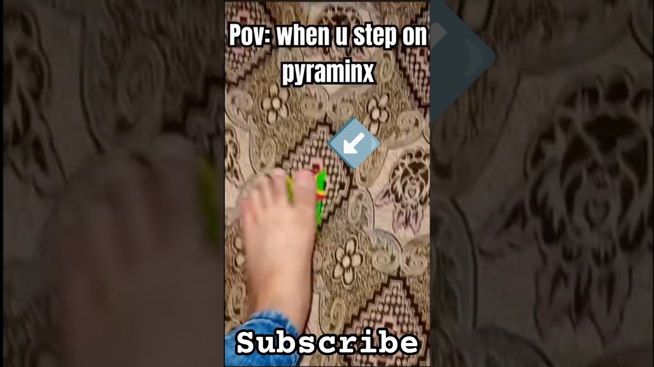 Pov: When U Step On Pyraminx 
