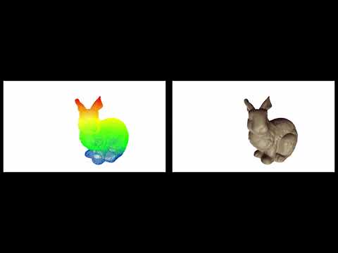 Screen-space rendering of Point Cloud Bunny