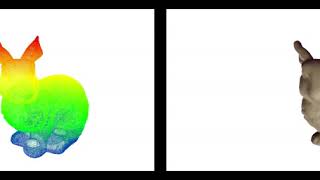 Screen-space rendering of Point Cloud Bunny Profile