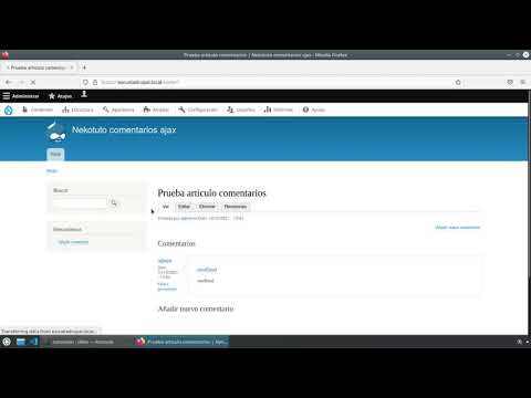 Como utilizar AJAX en los comentarios de Drupal
