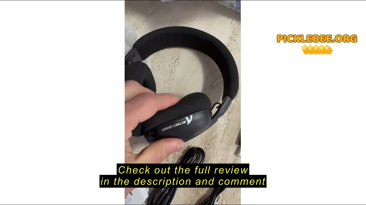Review MAMBASNAKE ATTACK SHARK L80PRO Ultralight Wireless Gaming Headset, 7.1 Surround Sound, Lightw