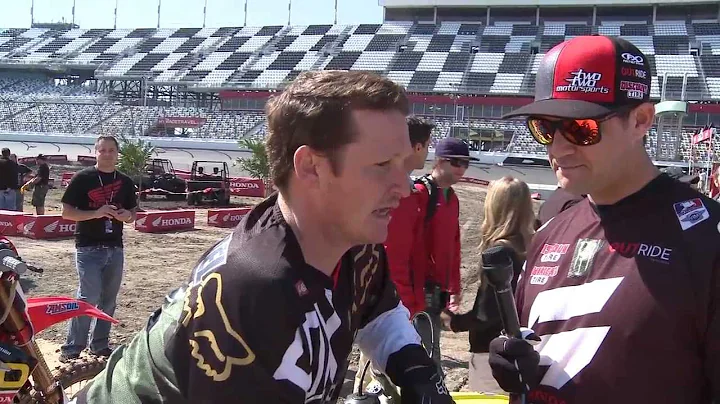 Chad Reed interviews Ricky Carmichael at the 2013 Daytona Supercross by Honda!