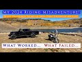 Motorcycle Adventures in Utah - Failure &amp; Success