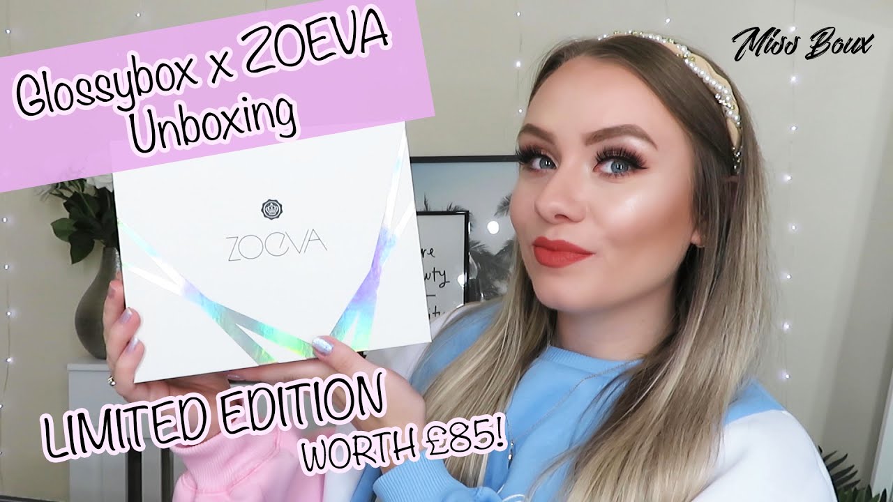 GLOSSYBOX X ZOEVA LIMITED EDITION UNBOXING & DISCOUNT CODE