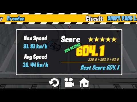 FR LEGENDS Gymkhana Drift Route A World Record! 604.1 Points!