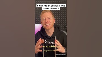 5 errores en el análisis de datos - Parte 4 #analisisdedatos #dataanalytics #cienciadedatos