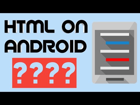 How to run HTML and JavaScript on Android(No Computer).