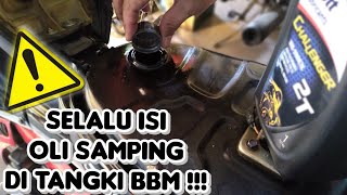 Penting‼️Campur Oli Samping Di Tangki BBM meski Pompa fungsi