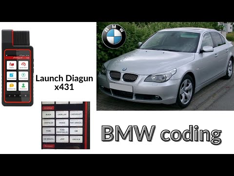 BMW coding unlock all doors when turn off the engine with Launch Diagun x431 Diagnostic