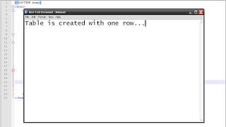 HTML PART-4 of 4 Creating Tables, Adding Images, Buttons and Scrolling Texts