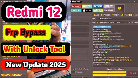 Redmi 12 Frp Bypass With Unlock Tool All New Update 2025 | Xiaomi Redmi 12 Frp Bypass Unlock Tool