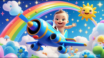 Het Vliegende Vliegtuig Lied ✈️ | Kinderliedjes & Babyliedjes | ABC & Voertuigplezier voor Kinder...