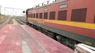 Amaze Beauty Wap4 Bound 13351 Dhanbad Allaphuza Express Departure From Hatia . Beautiful Capture. 4K