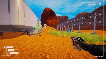 Planet Crafter (blind)  Part 4 - Jetpack flying and spreading grass!