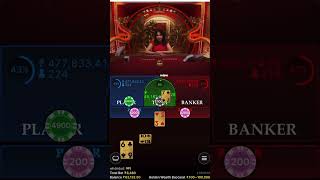 Player ultimate winner Golden Baccarat #1xbet #1xgames #casino #baccarat #lucky screenshot 2