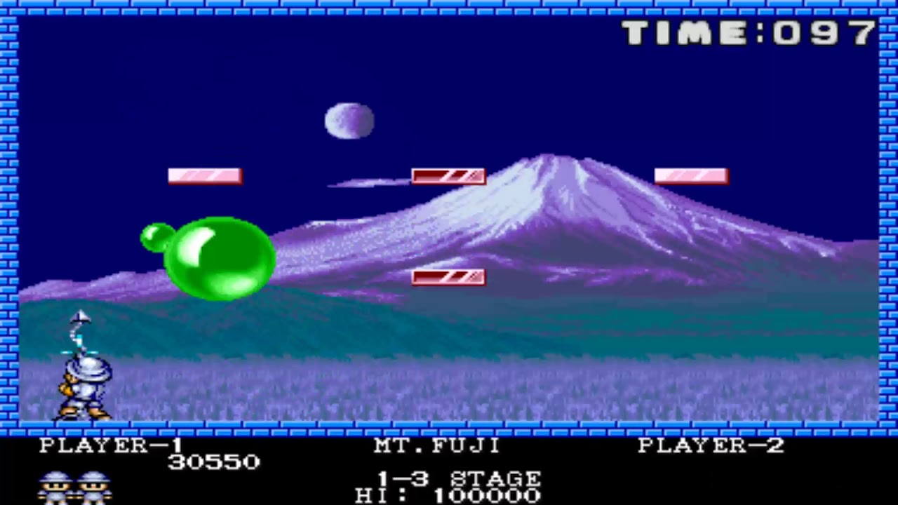 ARCADE MACHINES MAME BUSTER BROS BROTHER PANG USA 1989 MITCHELL CAPCOM LICENSE