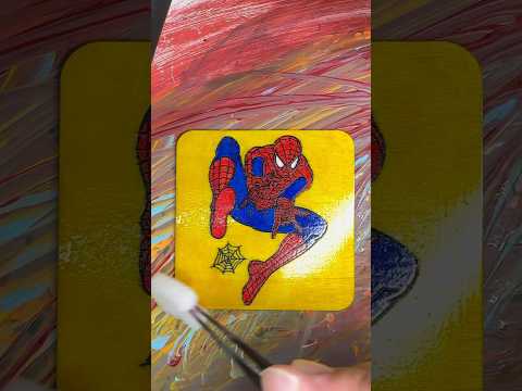 【Spider-Man】スパイダーマン #shorts    #drawing #satisfying #art #asmr #spiderman