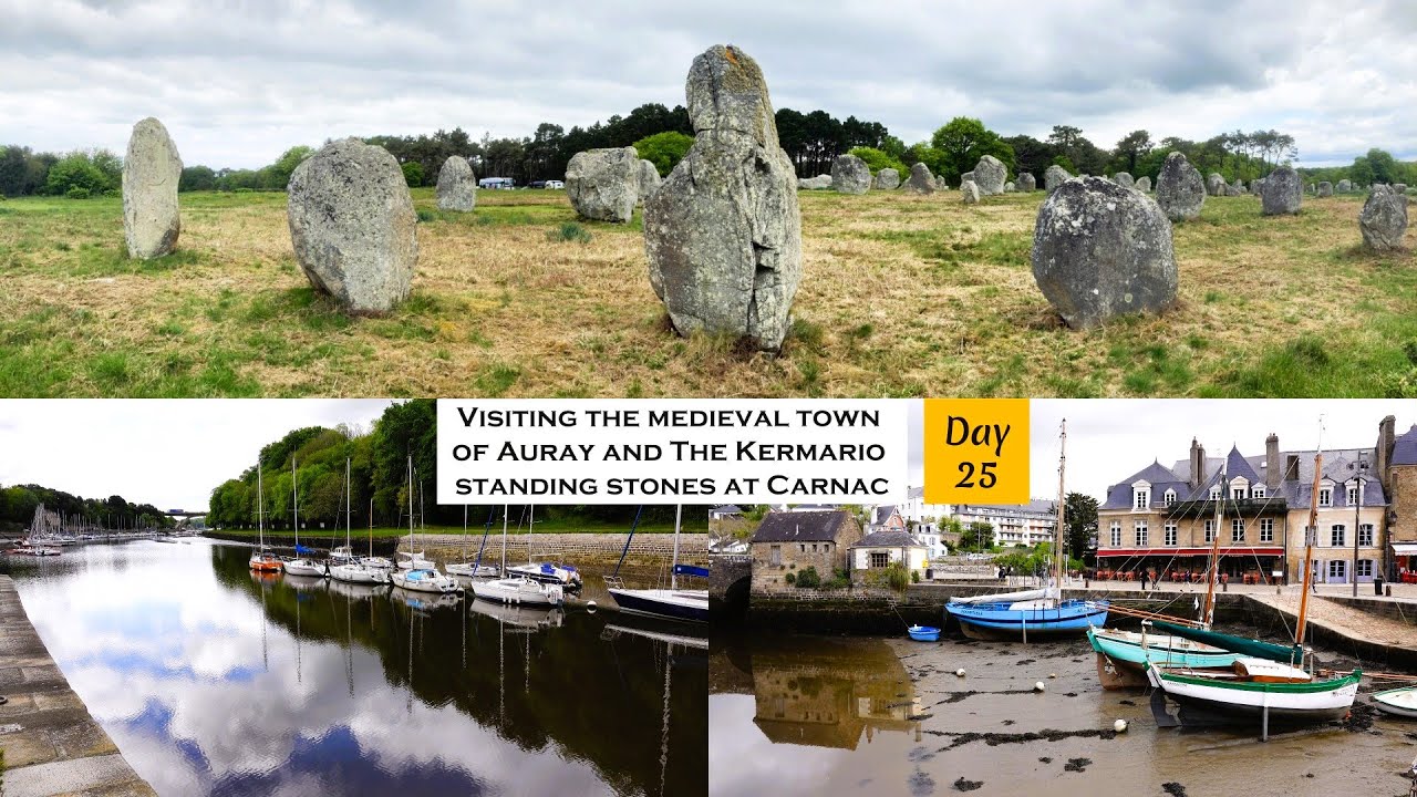 Visiting the medieval town of Auray and The Kermario standing stones at Carnac