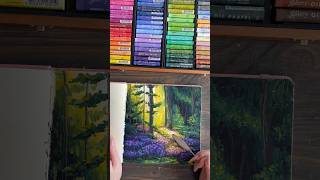 масляная пастель - 💔 #маслянаяпастель #art #пастель #painting #drawing #artist #landscape #процесс