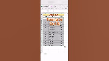 Phím tắt nhanh trên Excel Phần 3 ll Office EZ #office_ez